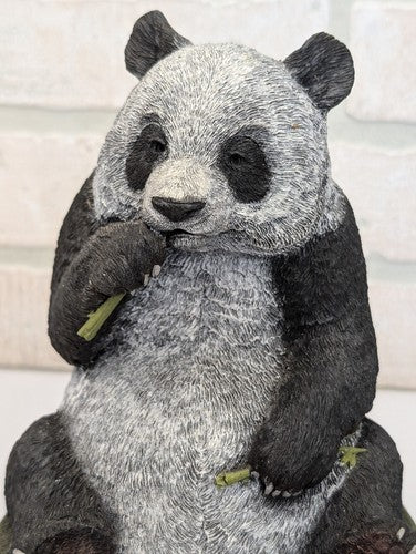 Vintage Tim Wolfe Signed #2 Su-Lin Panda Bear Sculpture Figurine 1996 Retired